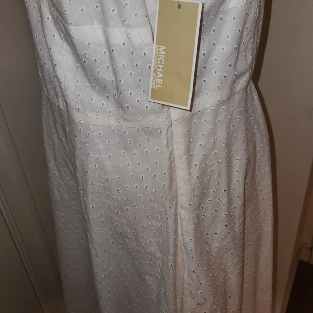 NWT!! MICHAEL BY MICHAEL KORS EYELET DRESS !!! - Picture 2 of 7